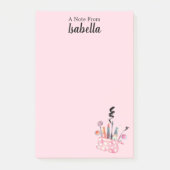 Makeup Beauty Notes Post-it Klebezettel (Vorderseite)