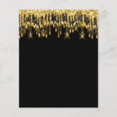 Makeup Beauty Price List Gold Black Tropfens Glitz Flyer (Hinten)