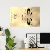 Makeup Beauty Salon Browns Schönheit Öffnungszeite Poster (Heimbüro)