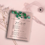 Makeup Beauty Salon Rose Woodland Eukalyptus Flyer<br><div class="desc">FlorenzK Luxus Schönheitssalon Sammlung</div>