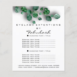 Makeup Beauty Salon Woodland Eukalyptus Bio Flyer