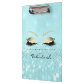 Makeup Beauty Studio Lashes Blue Gold Klemmbrett (Links)
