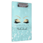 Makeup Beauty Studio Lashes Blue Gold Klemmbrett (Rechts)
