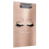 Makeup Beauty Studio Lashes Rose Gold White Klemmbrett (Rechts)