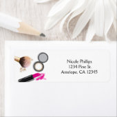 Makeup Beauty White Glam Chic Adressbezeichnungen (Insitu)