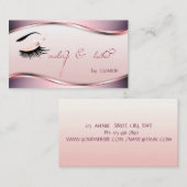 Makeup, Berufliche Eleganblitze Visitenkarte (Vorne/Hinten)