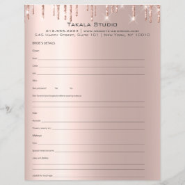 Makeup Bridal Consulting Form Rose Tropfen