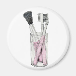 Makeup Brushes Magnet