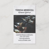 Makeup Brushes-Set Visitenkarte (Vorderseite)