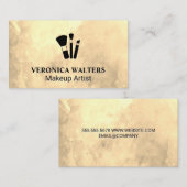 Makeup Brushes-Symbol Treuekarte (Vorne/Hinten)