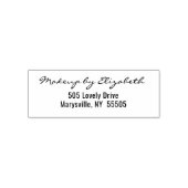 Makeup By Script Name Address Permastempel (Design)