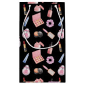 Makeup Cosmetics-Muster Kosmetologie Kleine Geschenktüte (Rückseite)