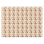 Makeup Cosmetics-Muster Kosmetologie Tischdecke (Vorderseite (Horizontal))