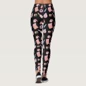 Makeup Cosmetics Muster Trendy Cosmetology Leggi Leggings (Rückseite)