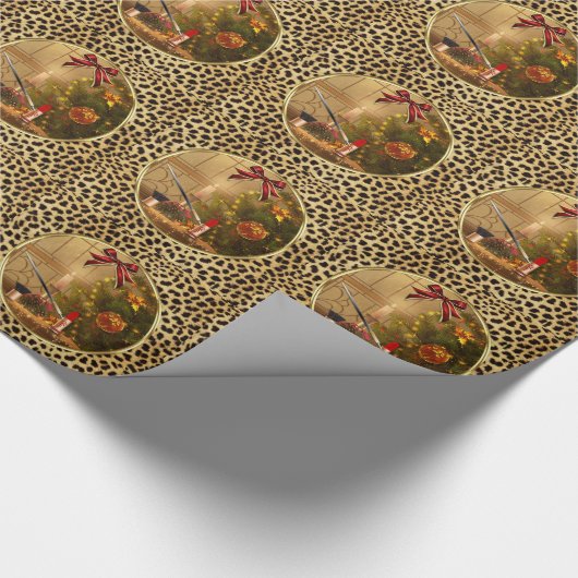 Makeup Cosmetics Weihnachtswrapping Papier Geschenkpapier (Ecke)