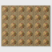 Makeup Cosmetics Weihnachtswrapping Papier Geschenkpapier (Flach)