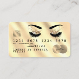 Makeup Credit Card Visitenkarte