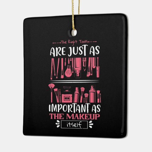 Makeup - die richtigen Tools für Makeup Keramikornament (Links)