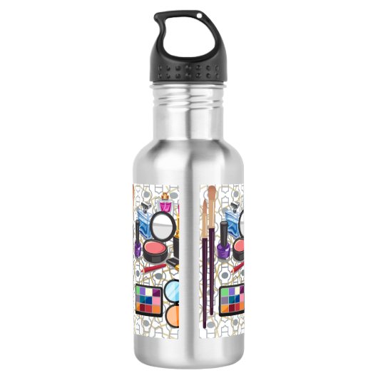 MAKEUP EDELSTAHLFLASCHE (Rückseite)