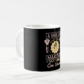 Makeup - Ein Lächeln ist das beste Make-up Kaffeetasse (Vorderseite Links)