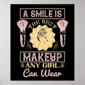 Makeup - Ein Lächeln ist das beste Make-up Poster (Vorne)
