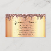 Makeup-Event-Planer für benutzerdefinierte Logo-Ro Visitenkarte (Rückseite)