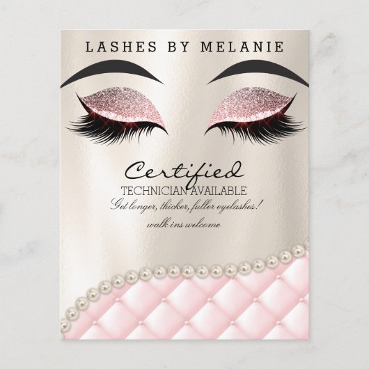 Makeup Eye Lash Brow Beauty Flyer (Vorne)