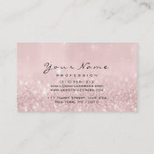 Makeup Eyebrow Eye Lashes Studio Glitzer WELLNESS- Visitenkarte (Rückseite)