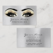Makeup Eyebrow Eyes Lashes Browns WELLNESS-CENTER Visitenkarte (Vorne/Hinten)
