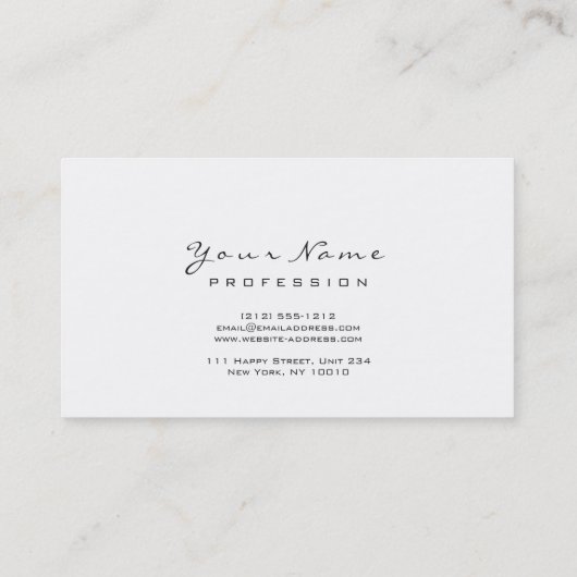 Makeup Eyebrow Eyes Lashes Glitzer Hair Logo Weiß Visitenkarte (Rückseite)