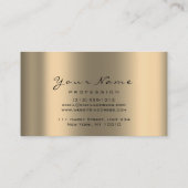 Makeup Eyebrow Eyes Lashes Glitzer WELLNESS-CENTER Visitenkarte (Rückseite)