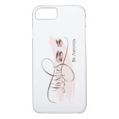 Makeup Eyebrow Eyes Lashes Rose Gold Case-Mate iPhone Hülle (Rückseite)