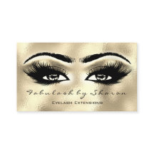 Makeup Eyebrow Lash Extension Glitzer Golden Eyes