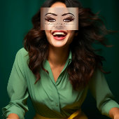 Makeup Eyebrow Lash Glitzer VIP Rose Gold Spark Visitenkarte