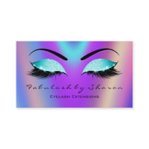 Makeup Eyebrow Lashes Glitzer Skinny Blue Lila
