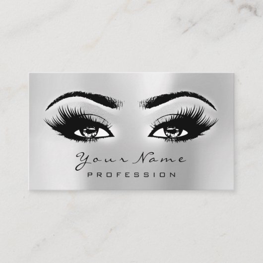 Makeup Eyebrow Lashes nächste Terminierungskarte g Terminkarte (Vorderseite)