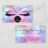 Makeup Eyebrow Name Lash Glitzer Shatiana Logo1 Visitenkarte (Vorne/Hinten)