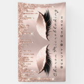 Makeup Eyebrows Lashes Browns Rose Rose Banner (Vertikal)