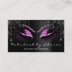 Makeup Eyelash Black Tropfens Beruflich Berry Visitenkarte
