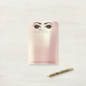 Makeup Eyes Lashes Rose Name Web Telefonnummer Post-it Klebezettel (Auf Schreibtisch)