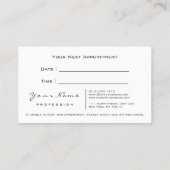 Makeup Eyes Lashes Wachs Silver GrayTermin Karte (Rückseite)