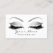 Makeup Eyes Lashes Wachs Silver GrayTermin Karte (Vorderseite)