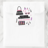 Makeup Fashion Show Birthday Party Deco Stickers (Tasche)