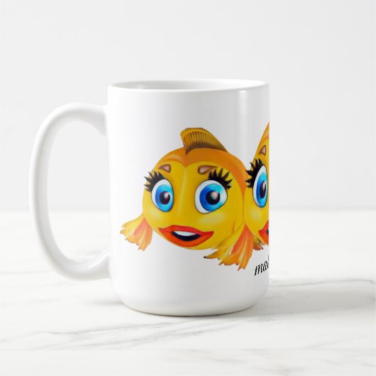 MAKEUP FISH mug Kaffeetasse (Links)