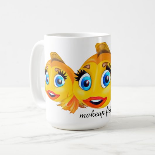 MAKEUP FISH Tasse (Vorderseite Links)