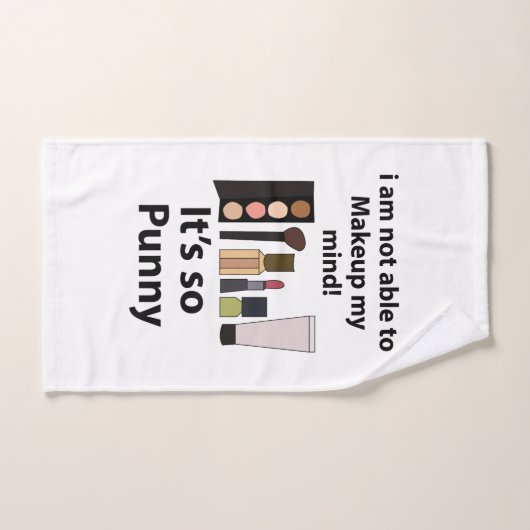 Makeup Funny Pun Makeup Handtuch (Handtuch)