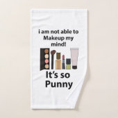 Makeup Funny Pun Makeup Handtuch (Handtuch)