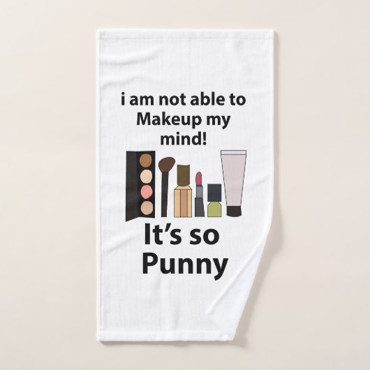 Makeup Funny Pun Makeup Handtuch (Handtuch)