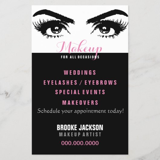 Makeup - für jeden Anlaß - Flyer (Vorne)