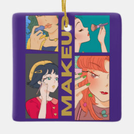 MAKEUP GIRLS KERAMIKORNAMENT